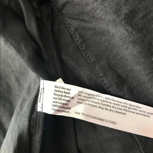 Eileen Fisher Jacket Organic Linen Blend Sz L - Picture 7 of 7